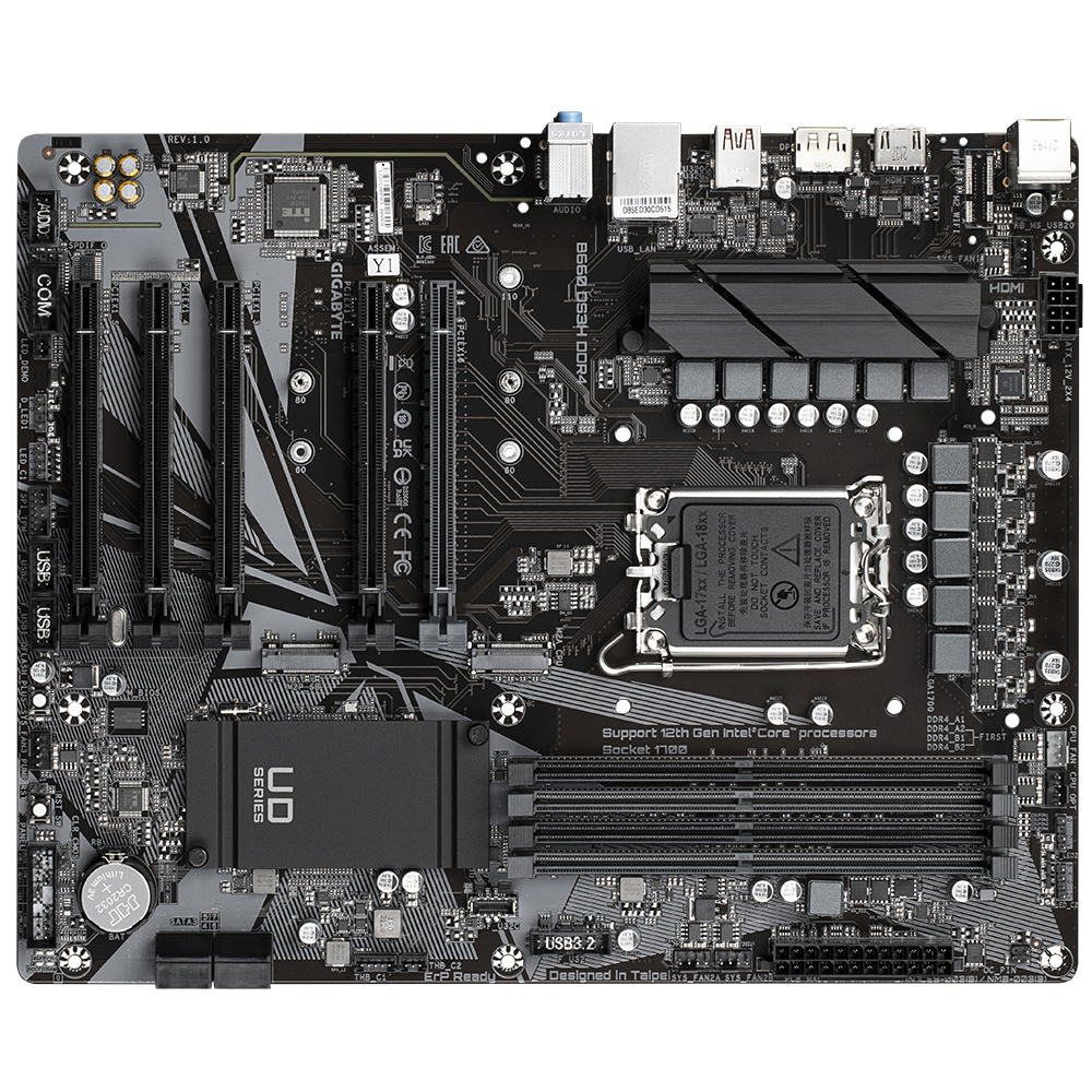 Bekijk afbeelding 2 van Gigabyte 1700 B660 DS3H DDR4 - 2xM.2/DP/HDMI/ATX